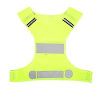 FRELEAN Reflective Vest High Visibility Breathable Quick Drying Safety Vest for Running Working Outdoor Activities Polyester Material M L XL Sizes (M)