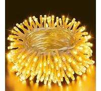 FREMON Guirnalda Luces Exterior, 11 Modos 20M 200LEDs Luz Navidad, IP44 Impermeable Blanca Cálida Luces Arbol con Enchufe, Fairy Lights para Decoración Boda, Fiesta, Jardín, Casa, Balcon