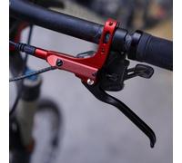 Frenado Avanzado 4 Pistones - Kit De Freno De Discoteca Hidráulico Para Bicicleta Bicicleta De Montaña - Aleación De Aluminio, Delantero y Trasero, Presión Hidráulica - Compatible Con Método De