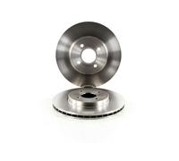 2x Disco de freno ventilado 24.0124-0198.1 ATE para FORD FOCUS I FOCUS I Turnier