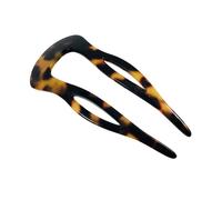 French Amie Elegant Handmade Tokyo Medium Cellulose Acetate Chignon Bun Holder U Hair Pin Stick (Tokyo)