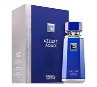 French Avenue Azzure Aoud Eau de Parfum 100 ml - Perfume Ambarado, Amaderado y Tropical para Hombre y Mujer - Fragancia Intensa y Duradera - Pack Laborawi (1 x 100ml)