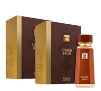French Avenue Liquid Brun 100 ml - Eau de Parfum para hombre y mujer con notas cálidas y especiadas. - Pack Laborawi (2 x 100ml)