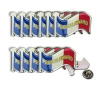 French Award Enamel Pin Badges Pack of 10