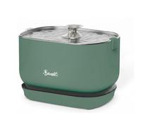 French Bandit - Fuente de agua inalámbrica para gatos de 2,5 L, duración de 30 días, filtración de 4 etapas, detector de movimiento inteligente, ultra silencioso inferior 30 dB, acero inoxidable