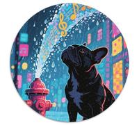 French Bulldog 1000 Piece Jigsaw Puzzle For Adults Educational Games Stress Relief Puzzle Cultivate The Spirit of Teamwork For Adults Gifts 1000pcs (67.5x67.5cm)