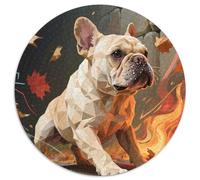 French Bulldog 1000 Pieces Jigsaw Puzzles For Adults Family Challenge Toys Stress Relieving Entertainment Exercise The Memory of The Brain for Adults and Kids, Age 12 Years Up 1000pcs (67.5x67.5cm)