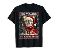 French Bulldog Christmas Tree Decorations Dog Lover Xmas Camiseta
