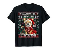 French Bulldog Christmas Tree Decorations Dog Lover Xmas Camiseta