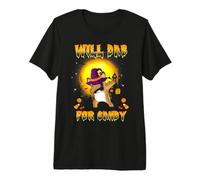French Bulldog Dabbing Dog Will Dab for Candy Halloween Camiseta Premium