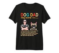 French Bulldog Dog Dad Definition Funny Fathers Day Camiseta Premium
