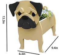 French Bulldog Dog Planter Plant Pots Animal Shaped Plants Pot Decorative 3D Simulation Animal Flower Dog planters for Office Home Decor Gift