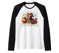 French Bulldog Halloween Is My Favorite Holiday For Witches Camiseta Manga Raglan