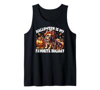 French Bulldog Halloween Is My Favorite Holiday For Witches Camiseta sin Mangas