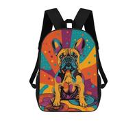 French Bulldog Illustration French Bulldog in Pop Art Style Mochilas Mochilas Infantiles Mochila Escolar Mochila Escolar Infantil Impresa En 3D Mochilas De Viaje De Moda Para Niños De Primaria Y Secu