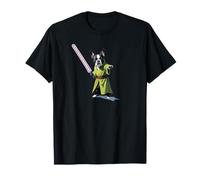 French Bulldog in a Bathrobe Holding a Bright antorch Camiseta