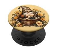 French Bulldog In Dog Basket For Dog Lover Frenchie Grandma PopSockets PopGrip Adhesivo
