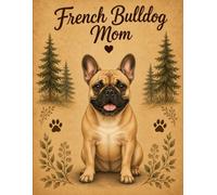 French Bulldog Mom Notebook - Rustic Dog Journal for Women - Cute Gift for Frenchie Lovers - 120 Lined Pages - Dog Mom Stationery