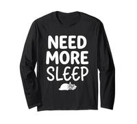 French Bulldog Need More Sleep Frenchie Gifts Manga Larga