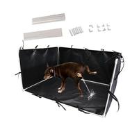 French Bulldog Pee Pad, Potty Tray, Puppy Pees Pads Holder with High Walls for Small to Medium Corgi, French Bulldog, Size About 89x73x44cm, Sturdy Oxford Cloth