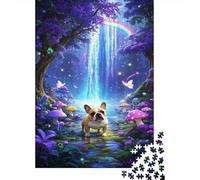 French Bulldog Rompecabezas 1000 Piezas Adultos Obra De Arte Juego Familiar Regalo 1000pcs (75x50cm)