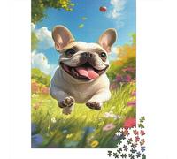 French Bulldog Rompecabezas 1000 Piezas Adultos Y Ni?os Obra De Arte Juego Familiar Hobby. 1000pcs (75x50cm)