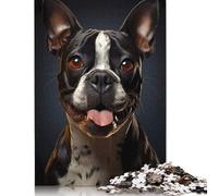 French Bulldog Rompecabezas Imposible,desafío para Adultos Juego Educativo 1000 Piezas Obra De Arte De Juego De para Adultos Y Niños A Partir De 12 Años 1000pcs (75x50cm)