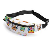 French Bulldog Sugar Skull French Bulldog Sugar Skull Fanny Pack, riñonera Deportiva para niños Adultos para Hombres y Mujeres