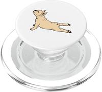 French Bulldog Yoga - Estiramiento Gimnasio Frenchie Mascota Animal Perro PopSockets PopGrip para MagSafe
