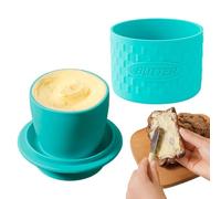 French Butter Crock, Dishwasher Freezer Safe Holder, 3.94x3.54 Inches Silicone Butter Keeper with Food-Grade Build, Compact Practical Design, Kitchen Style Accessory for Bakers and Cooks