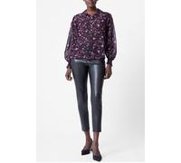 French Connection Aden Ruched Cuff Top Black Talla: 6 | Blusas Outlet | Mujer | Negro
