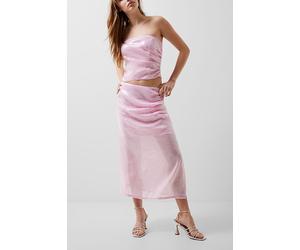 French Connection Anisha Ombre Sequin Top Red Talla: 18 | Camisetas de Tirantes Outlet | Mujer | Rojo