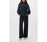 French Connection Arezzo Contrast Shirt Navy/summer White Talla: M | Manga Larga Outlet | Mujer | Blanco