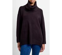 French Connection Babysoft Ribbed Cowl Neck Jumper Chocolate Ganache Talla: M | Sudaderas con Capucha Outlet | Mujer | Marrón