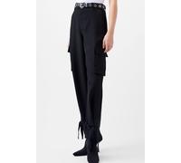 French Connection Bella Twill Trouser Blackout Talla: 8 | Pantalones Cargo Outlet | Mujer | Negro