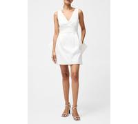 French Connection Beverly Bow Short Dress Summer White Talla: 6 | Mini Vestidos Outlet | Mujer | Blanco