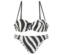 FRENCH CONNECTION Bikini negro / blanco XLxA negro / blanco