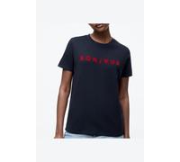 French Connection Bonjour Tee Midnight Blue/red Talla: XL | Camisetas de Seda Outlet | Mujer | Azul