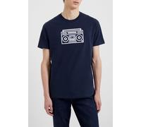 French Connection Boom Box T-shirt Marine Talla: XS | Camisetas con Decoración Impresa Outlet | Hombre