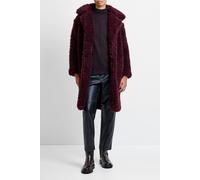 French Connection Boucle Peak L Burgundy Red Talla: XS | Chaquetas de Piel Sintética Outlet | Mujer | Marrón