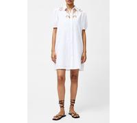 French Connection Cambria Cotton Embroidered Shi Linen White Talla: 6 | Blusón Outlet | Mujer | Blanco