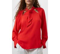 French Connection Carmen Crepe Ls Blouse Scarlet Red Talla: XS | Manga Larga Outlet | Mujer | Rojo