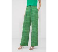 French Connection Carmen Crepe Trouser Green Talla: 16 | Pantalones Outlet | Mujer | Verde