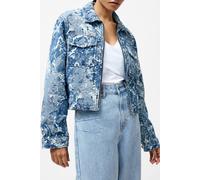 French Connection Charlotte Jacquard Denim Jacke Light Wash Talla: 6 | Chaquetas Vaqueras Outlet | Mujer | Azul