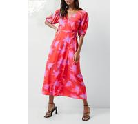 French Connection Christy Delphine Dress Red Talla: 6 | Vestidos Midi Outlet | Mujer | Rojo