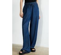 French Connection Collorado Denim Fluid Trouser Vintage Talla: L | Pantalones Outlet | Mujer | Azul