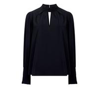 French Connection Crepe Light Keyhole Ls Black Talla: 6 | Blusas Outlet | Mujer | Negro
