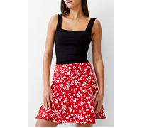 French Connection Daisy Shasta Flippy Skirt S Poppy Talla: 12 | Mini Faldas Outlet | Mujer