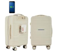 French Connection Equipaje de Mano Saint Martin, Color Gris Whitecap, Equipaje de Mano de San Martín