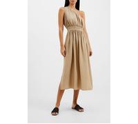French Connection Faron Midi One Shoulder Dress Brown Talla: 18 | Vestidos Midi Outlet | Mujer | Marrón